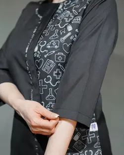 اسکراب پزشکی زنانه تک طرحدار کد175