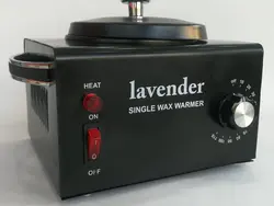 دستگاه موم داغ کن تک قابلمه لوندر درجه دار lavender همراه با ضمانت نامه لوندر