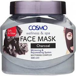 ماسک صورت زغال کاسمو Cosmo Charcoal 500ml