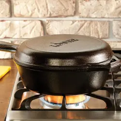 قابلمه چدن لاج مدل Combo Cooker