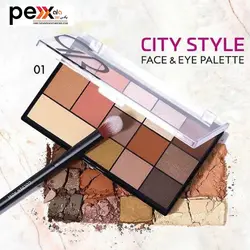 پالت سایه چشم و هایلایتر گلدن رز مدل City Style