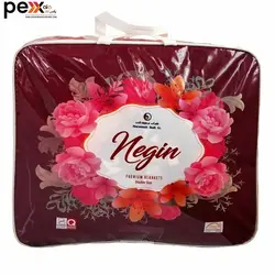 پتو نرمینه بافت مدل نگین کد 100 سایز 235×215 سانتی متر
