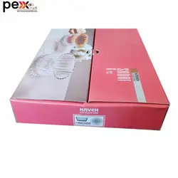 پیاله بلور کاوه مدل صدف بسته 6 عددی