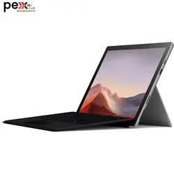 تبلت مایکروسافت مدل Surface Pro 7 - B به همراه کیبورد Black Type Cover