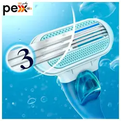 تیغ یدک ژیلت مدل ونوس سری Smooth بسته 4 عددی