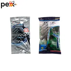 خود تراش دورکو مدل TG-II Plus بسته 5 عددی به همراه خودتراش مدل TG-708N بسته 5 عددی