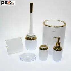 ست سرویس بهداشتی 6پارچه لیمون مدل رومانتیک