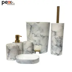 ست سرویس بهداشتی 6 تکه لیمون مدل MRBL کد SHR-104