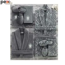 سرویس حوله پالتویی 8 تکه دانتلا ویتا سری کادیفه کد 5639