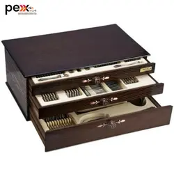 سرویس قاشق و چنگال 116 پارچه ناب استیل مدل Venice