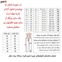 شلوار جین مردانه دیان مدل اسلیم فیت کد 023