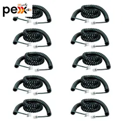 کابل تلفن مدل taktel طول 2.5 متر بسته 10 عددی