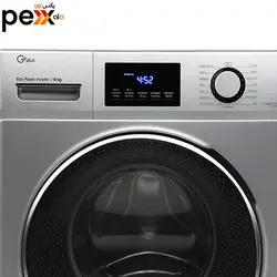 ماشین لباسشویی جی پلاس مدل K824 ظرفیت 8 کیلو گرم