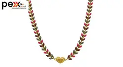 نیم ست طلا 18 عیار زنانه مانچو مدل smg017