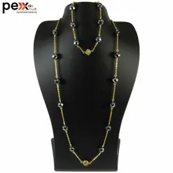 نیم ست طلا 18 عیار مانچو مدل smg001