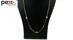 نیم ست طلا 18 عیار مانچو مدل smg007