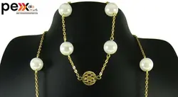 نیم ست طلا 18 عیار مانچو مدل smg005