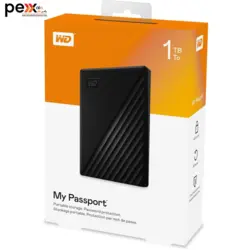 هارد اکسترنال وسترن دیجیتال مدل My Passport WDBYvg0010BBK-WESN ظرفیت 1 ترابایت