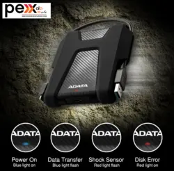 هارددیسک اکسترنال ای دیتا مدل DashDrive Durable HD680 ظرفیت 1 ترابایت