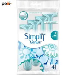 خود تراش ژیلت مدل 2 Simply Venus بسته 4 عددی