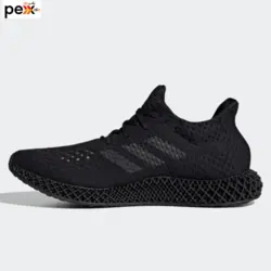 کفش مخصوص دویدن آدیداس مدل Futurecraft 4D Returns In Triple Black Q46228