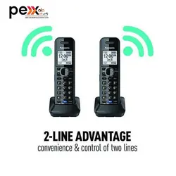 گوشی اضافه بی سیم دوخط پاناسونیک مدل KX-TGA950 (مخصوص مدل های دوخط KX-TG9541_KX-TG9542_KX-TG9581_KX-TG9582)