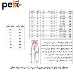 شلوار جین مردانه دیان مدل اسلیم فیت کد 0039