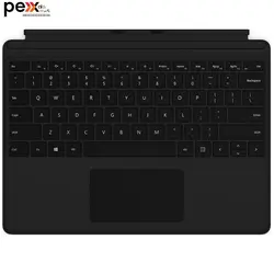 تبلت مایکروسافت مدل Surface Pro X LTE - B ظرفیت 256 گیگابایت به همراه کیبورد Black Type Cover