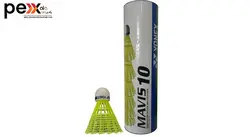 توپ بدمینتون یونکس مدل زرد فسفری Mavis 10 بسته 6 عددی