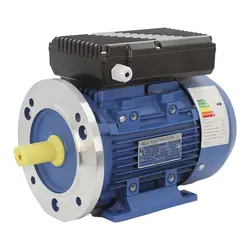 الکتروموتور فلنج بزرگ 1500 دور تکفاز 2 اسب (1/5 کیلو وات) 4 پل چینی B35 (دلتا-گوآنگلو) مدل GMYL90L2-4