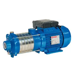 پمپ طبقاتی افقی استیل 66 متری 4 اسب 3 فاز اسپرونی SPERONI ایتالیا مدل RX 10-6