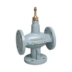 شیر سه راهه موتوری 3/4 اینچ هانیول  فلنچی مدل  V5329A