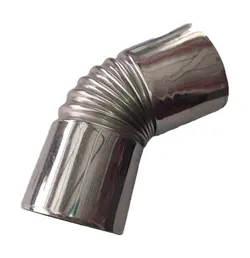 زانو 45 درجه دودکش استیل سایز 60 میلی متر سولار پلاس مدل LS-6-45