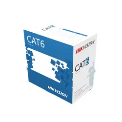 کابل شبکه هایک ویژن CAT6 UTP DS-1LN6-UE-W