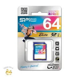silicon power SDHC 64GB مدل Elite C10 کارت حافظه