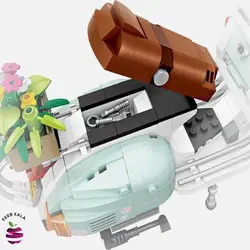 پازل ساختنی لوز طرح موتور اسکوتر 1117