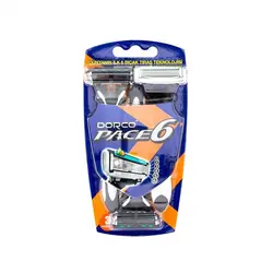خود تراش مردانه 6 تیغ دورکو مدل Pace6 بسته 3 عددی