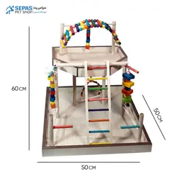 پارک بازی طوطی عروس هلندی ، برزیلی ، مرغ عشق و ... - کد SP10