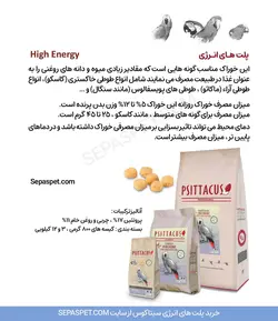 پلت های انرژی سیتاکوس High Energy