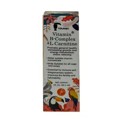 قطره بکمپلکس پرنده توکان مدل B-COMPLEX +L CARNITINE حجم 30 میلی لیتر