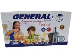 آبمیوه گیر 4کاره جنرال ژاپن مدل GE-9828 - با بهترین کیفیت درفروشگاه مادانو