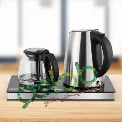 چای ساز بغل هم لیزان آلمانLEZAN مدل: LZ-1406 - با بهترین کیفت و مناسب ترین قیمت درمادانو