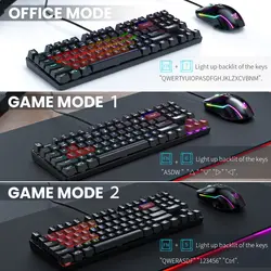 ست موس و کیبورد اونیکوما مدل G26+CW905 مشکی