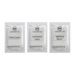 مواد لیفت مژه و ابرو مای لمینیشن ساشه ای پک ۳ عددی