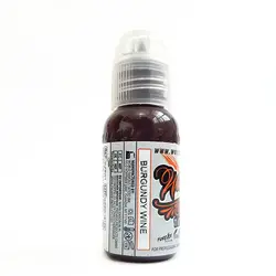 رنگ تاتو زرشکی شرابی ورد فیمس مدل Burgundy Wine