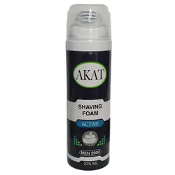 فوم اصلاح Akat مدل Active حجم ۲۲۵ میلی لیتر