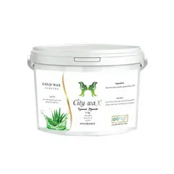 موم سطلی آلوئه ورا سیتی وکس وزن ۴۰۰۰ گرم