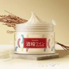 ماسک صورت شراب قرمز و سبوس برنج ونزن