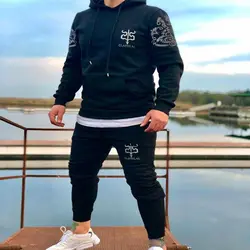 ست سویشرت اسلش مردانه مشکی مدل CLASSILAL