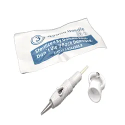 سوزن کارتریج تاتو پیچی ۲ سر - سر گرد